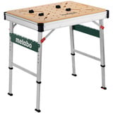 Metabo Multifunktionstisch MWB 100, Werkbank silber/holz, belastbar bis 120 kg