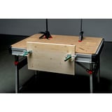Metabo Multifunktionstisch MWB 100, Werkbank silber/holz, belastbar bis 120 kg
