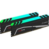 Mushkin DIMM 16 GB DDR4-3600 (2x 8 GB) Dual-Kit, Arbeitsspeicher schwarz, MLA4C360EKKT8GX2, Redline Lumina RGB, INTEL XMP