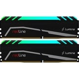 Mushkin DIMM 16 GB DDR4-3600 (2x 8 GB) Dual-Kit, Arbeitsspeicher schwarz, MLA4C360EKKT8GX2, Redline Lumina RGB, INTEL XMP