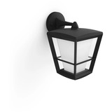 Philips HUE White & Color Ambiance Econic Outdoor hängende Wandleuchte, LED-Leuchte schwarz