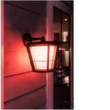 Philips HUE White & Color Ambiance Econic Outdoor hängende Wandleuchte, LED-Leuchte schwarz