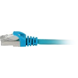 Sharkoon Patchkabel SFTP, RJ-45, mit Cat.7a Rohkabel blau, 1 Meter