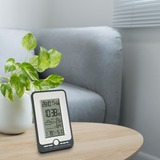 TFA Funk-Wetterstation MULTY, Tischuhr silber/schwarz