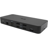 i-tec USB 3.0 / USB-C / TB, 3x 4K Docking Station + Power Delivery 100W, Dockingstation schwarz, HDMI, DisplayPort, Power Delivery