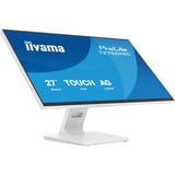iiyama ProLite T2752MSC-W1AG, LED-Monitor 68.6 cm (27 Zoll), weiß (matt), FHD, IPS, Touchscreen, HDMI, DP, USB-Hub