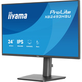 iiyama ProLite XB2493HSU-B1, LED-Monitor 60.5 cm (23.8 Zoll), schwarz (matt), FullHD, IPS, HDMI, DP, USB-Hub, Adaptive-Sync, 120Hz Panel