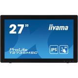 iiyama T2735MSC-B3, LED-Monitor 68.6 cm (27 Zoll), schwarz, FullHD, Touchscreen, Webcam