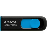 ADATA UV128 512 GB, USB-Stick schwarz/blau, USB-A 3.2 Gen 1
