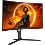 AOC CQ27G3SU/BK, Gaming-Monitor 69 cm(27 Zoll), schwarz/rot, QHD, AMD Free-Sync, HDR, 165Hz Panel