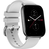 Amazfit Zepp E Square (A1958), Smartwatch grau, Kiesel, Fluorelastomerarmband