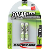 Ansmann Solar NiMH Akku Micro AAA 550 mAh maxE 2x AAA (Micro)