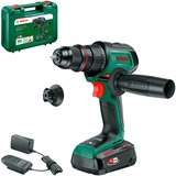 Bosch Akku-Bohrschrauber AdvancedDrill 18V-80 QuickSnap grün/schwarz, Li-Ionen Akku 2,5Ah, Koffer, POWER FOR ALL ALLIANCE