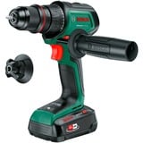 Bosch Akku-Bohrschrauber AdvancedDrill 18V-80 QuickSnap grün/schwarz, Li-Ionen Akku 2,5Ah, Koffer, POWER FOR ALL ALLIANCE