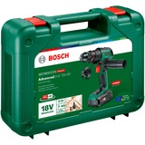 Bosch Akku-Bohrschrauber AdvancedDrill 18V-80 QuickSnap grün/schwarz, Li-Ionen Akku 2,5Ah, Koffer, POWER FOR ALL ALLIANCE