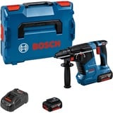 Bosch Professional Akku-Bohrhammer GBH 18V-24 C Professional, 18Volt blau/schwarz, 2x Li-Ionen Akku 5,0Ah, Bluetooth, in L-BOXX