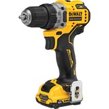 DEWALT Akku-Bohrschrauber DCD701D2, 12Volt gelb/schwarz, 2x Li-Ion XR Akku 2Ah, in TSTAK Box