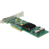 DeLOCK 8 Port SATA PCI Express x8 Karte mit Anschlusskabel, Schnittstellenkarte 