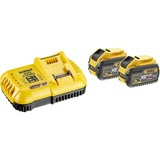 DeWALT Starter-Set DCB118X2, Ladegerät gelb/schwarz, 54Volt, 3Ah