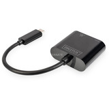 Digitus  USB Type-C Gigabit Ethernet Adapter schwarz, mit Power Delivery Unterstützung