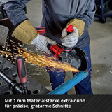 EINHELL Trennscheibe dünn, Ø 125 x 1,0mm, 5 Stück für Winkelschleifer