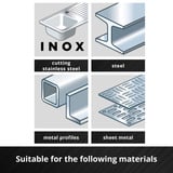 EINHELL Trennscheibe dünn, Ø 125 x 1,0mm, 5 Stück für Winkelschleifer