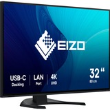 EIZO EV3240X-BK, LED-Monitor 80 cm (32 Zoll), schwarz, UltraHD/4K, LAN, USB-C