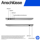 HP 17-cn4272ng, Notebook silber, Intel® Core™ 7 150U, Intel® Graphics, 16 GB DDR4, 512 GB (512 GB SSD), ohne Betriebssystem