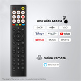 Hisense 65A6S, LED-Fernseher 164 cm (65 Zoll), schwarz/dunkelgrau, UltraHD/4K, Triple Tuner