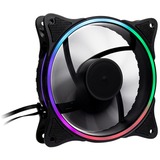 Inter-Tech RGB-Lüfter 120x120x25, Gehäuselüfter schwarz, für IT-3303 und IT-3306