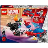 LEGO 76279 Marvel Super Heroes Spider-Mans Rennauto & Venom Green Goblin, Konstruktionsspielzeug 