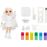 MGA Entertainment Rainbow High Watercolor & Create DIY Modepuppe - Violette Augen 