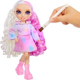 MGA Entertainment Rainbow High Watercolor & Create DIY Modepuppe - Violette Augen 