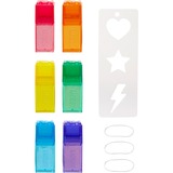 MGA Entertainment Rainbow High Watercolor & Create DIY Modepuppe - Violette Augen 