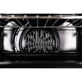 Respekta AB141-26, Backofen schwarz/silber