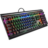 Sharkoon SKILLER SGK60, Gaming-Tastatur schwarz, DE-Layout, Kailh BOX Brown