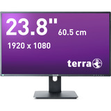 TERRA 2456W PV V4, LED-Monitor 60.5 cm (23.8 Zoll), schwarz (matt), FullHD, IPS, HDMI, DP, USB-C, Lautsprecher