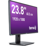 TERRA 2456W PV V4, LED-Monitor 60.5 cm (23.8 Zoll), schwarz (matt), FullHD, IPS, HDMI, DP, USB-C, Lautsprecher