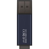 Team Group C211 128 GB, USB-Stick dunkelblaugrau, USB-A 3.2 Gen 1