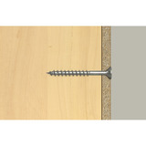 fischer Spanplattenschraube PowerFast II 4,5x60 Senkkopf TX 100 Stück, mit Teilgewinde, Edelstahl A2