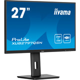 iiyama ProLite XB2797QSNP-B1, LED-Monitor 68.5 cm (27 Zoll), schwarz (matt), QHD, IPS, HDMI, DP, USB-C, USB-Hub, Daisy Chain, KVM