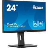 iiyama ProLite XUB2497HSN-B2, LED-Monitor 60.5 cm (23.8 Zoll), schwarz (matt), FullHD, IPS, USB-C, RJ-45, 100Hz Panel