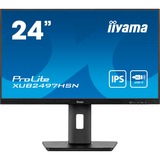 iiyama ProLite XUB2497HSN-B2, LED-Monitor 60.5 cm (23.8 Zoll), schwarz (matt), FullHD, IPS, USB-C, RJ-45, 100Hz Panel