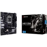 Biostar H610MHC 2.0, Mainboard schwarz