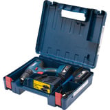 Bosch Akku-Bohrschrauber GSR 180 LI Professional, 18Volt blau/schwarz, 2x Li-Ion Akku 2,0Ah, Koffer