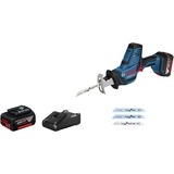 Bosch Professional Akku-Säbelsäge GSA 18V-LI C Professional, 18Volt blau/schwarz, 2x Li-Ionen Akku 5,0Ah, in L-BOXX