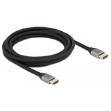 DeLOCK Ultra High Speed HDMI-Kabel 48 Gbps 8K 60Hz grau, 3 Meter