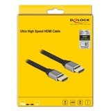 DeLOCK Ultra High Speed HDMI-Kabel 48 Gbps 8K 60Hz grau, 3 Meter