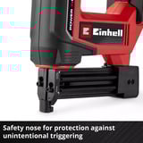 EINHELL Power X-Change Akku-Nagler TE-CN 18/32 Li - Solo, 18Volt rot/schwarz, ohne Akku und Ladegerät