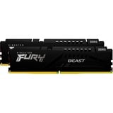 Kingston FURY DIMM 16 GB DDR5-6000 (2x 8 GB) Dual-Kit, Arbeitsspeicher schwarz, KF560C30BBK2-16, Fury Beast, INTEL XMP